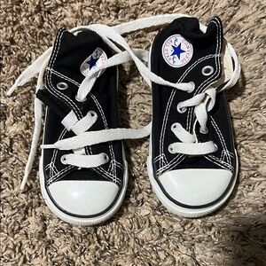Converse Kids Black and White Sneakers